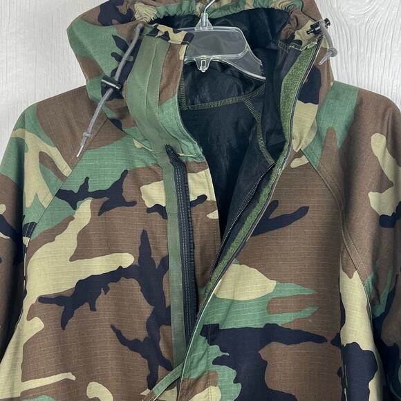 Camo Coat Jacket Men's XL Long, Military Chemical Protective Overgarment NFR - Picture 3 of 13